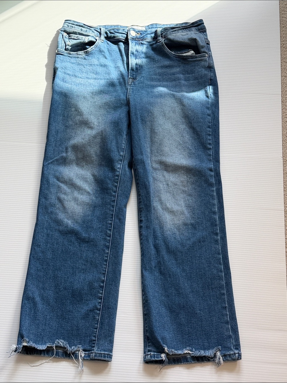 Risen—Women’s relaxed Straight Leg denim